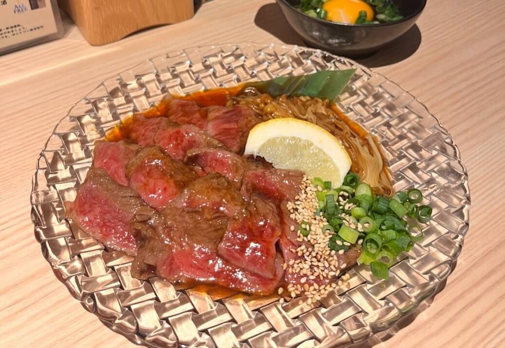 山形牛の肉料理